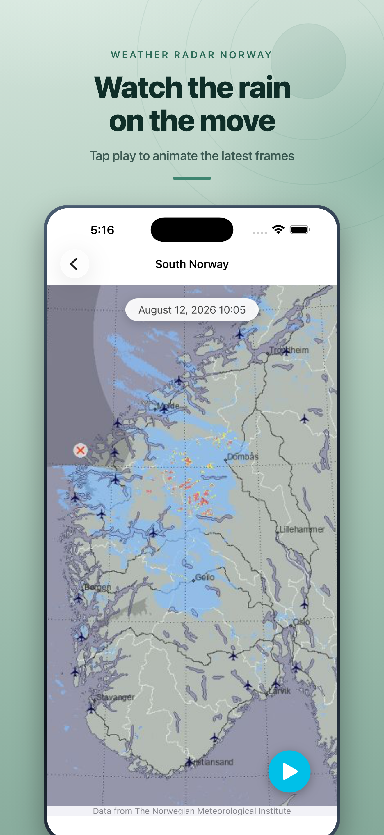 Weather Radar Norway – Rain screenshot 6