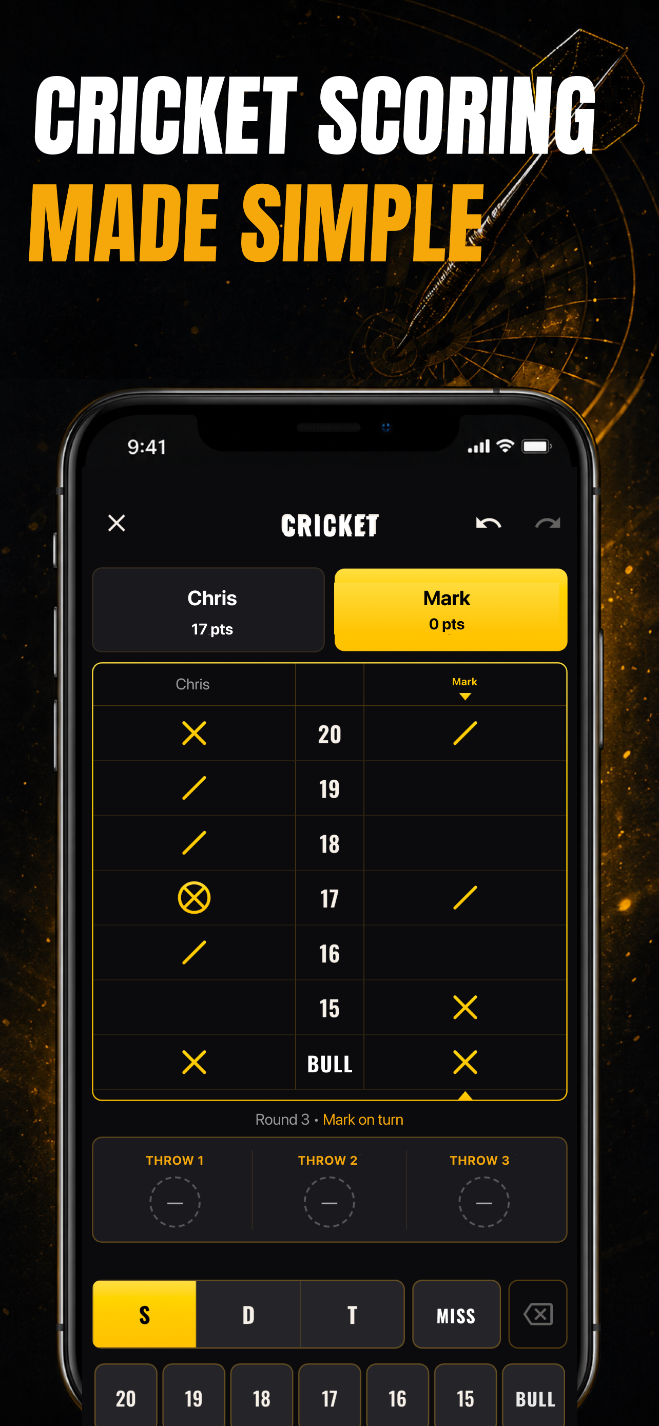 Dart Scoreboard: Score Keeper screenshot 3