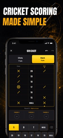 Dart Scoreboard: Score Keeper iPhone screenshot
