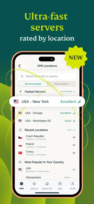 ExpressVPN · Secure & Fast VPN iPhone screenshot 2