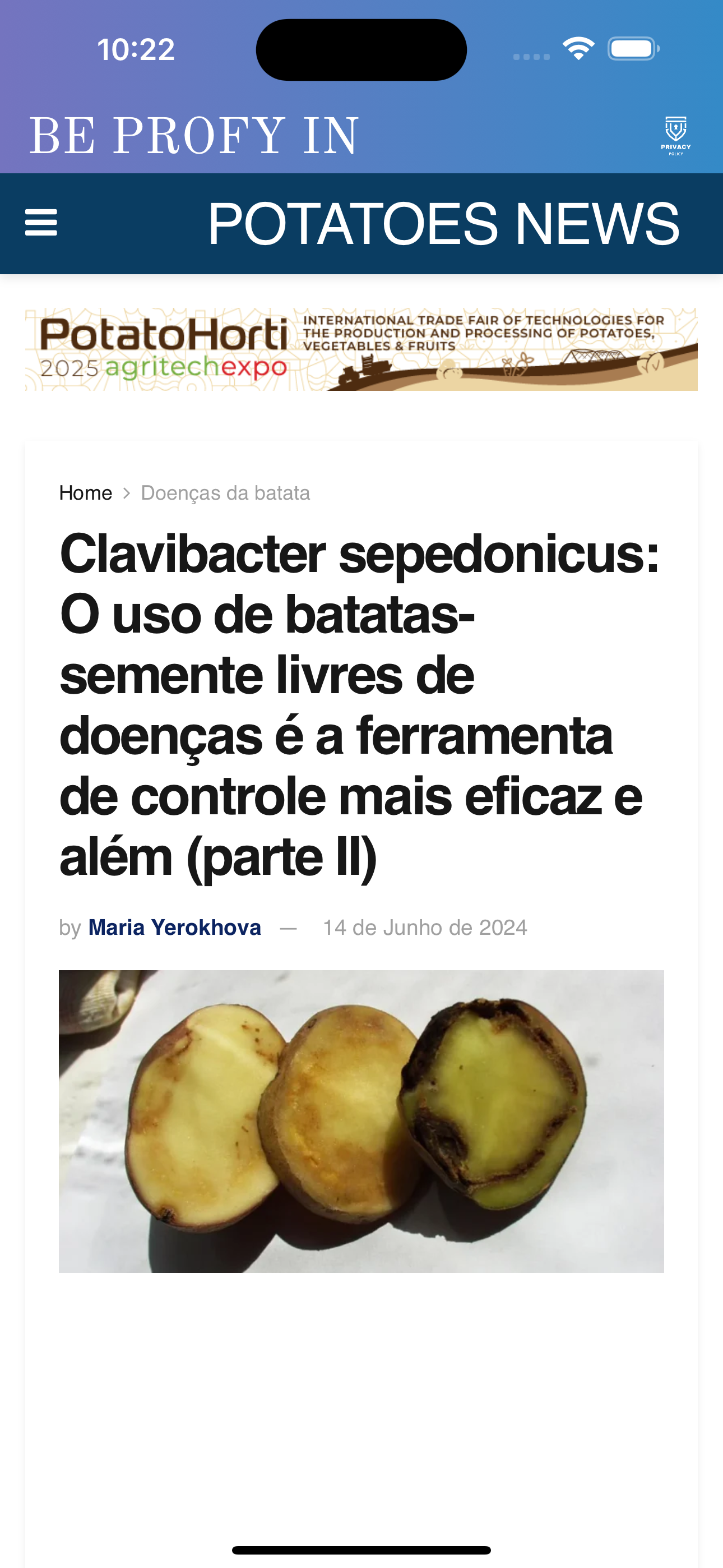 POTATOES NEWS