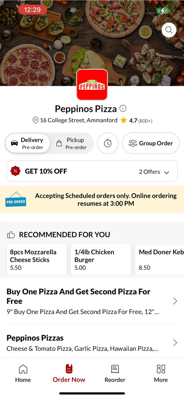 Screenshot #2 pour Peppinos Pizza Ammanford