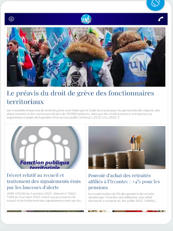 Screenshot #4 pour UNSA Territoriaux
