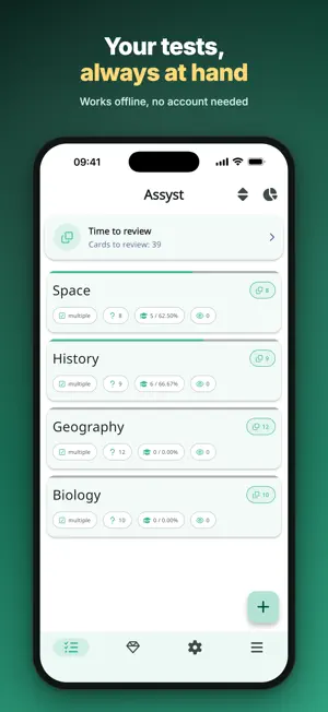 Assyst - Tests and Exams screenshot 1
