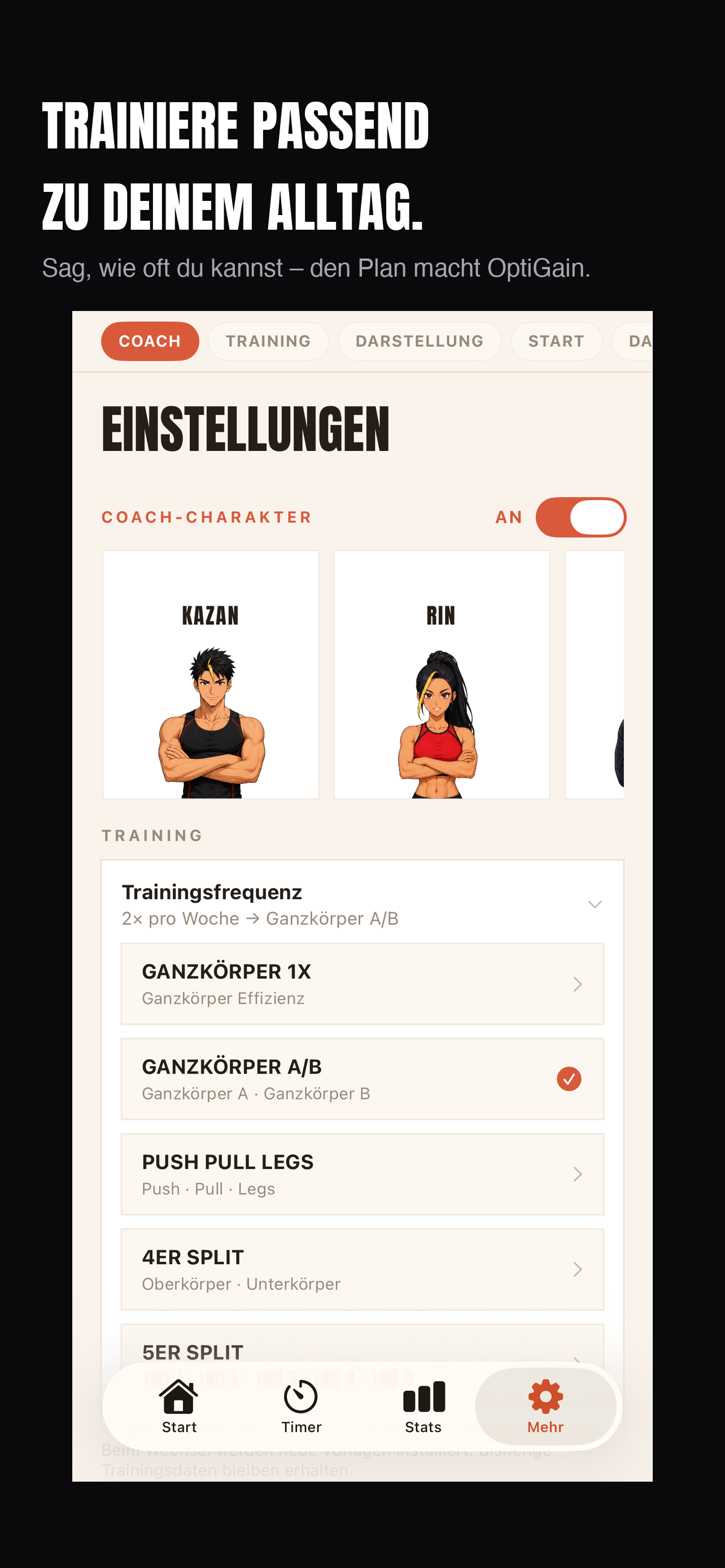 OptiGain screenshot 5