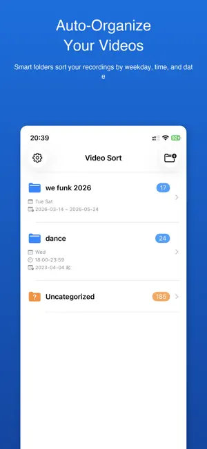 VideoSorter screenshot 2