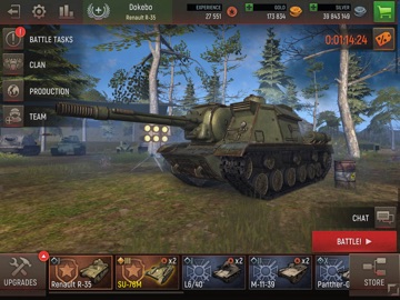 Battle Tanks: Tank War Games iPad screenshot