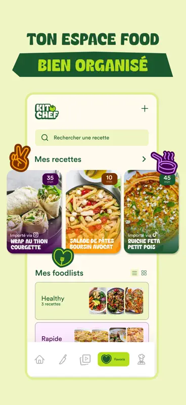 KitChef - Feed de recettes screenshot 4 of 6