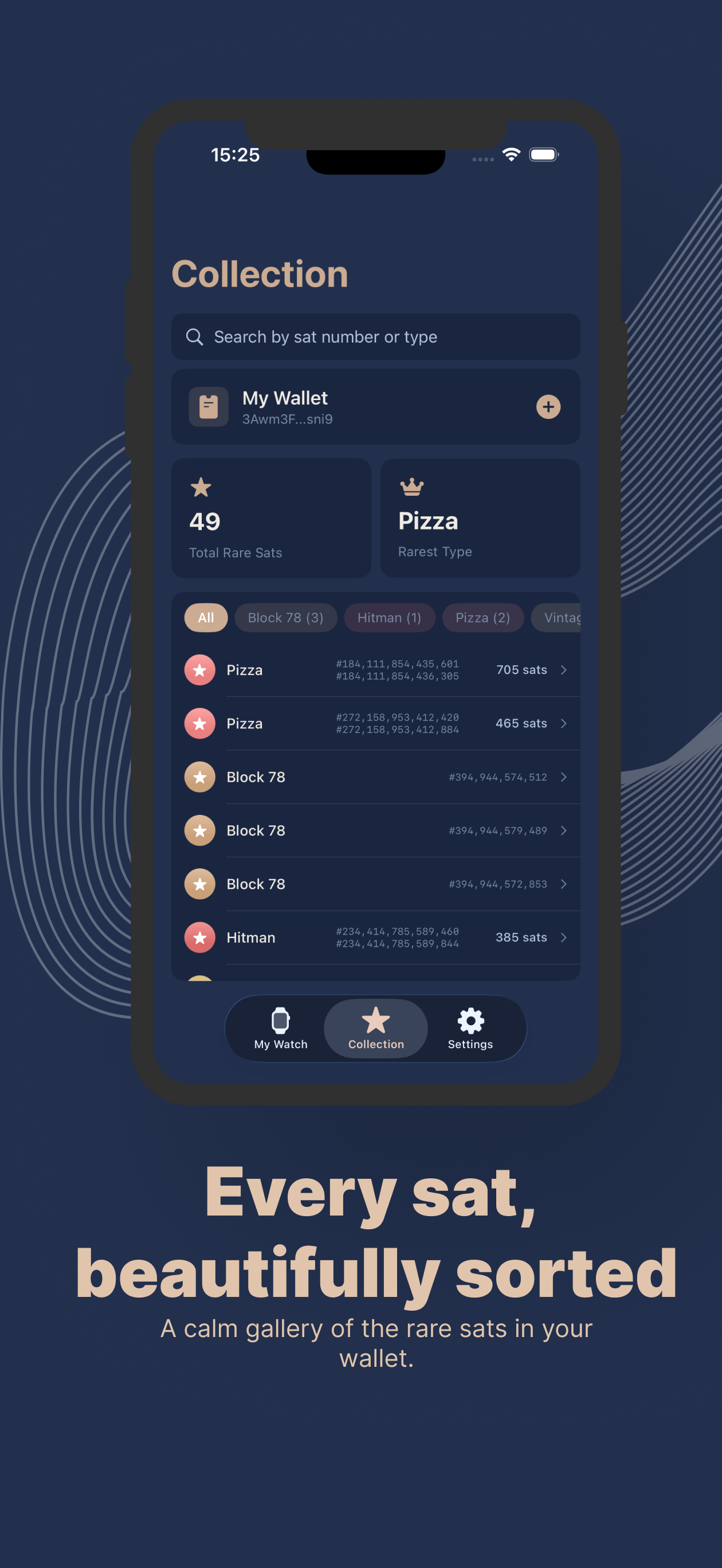 RareSats screenshot 3
