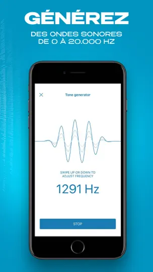 Capture d'écran de Clear Wave: Tone Generator sur iPhone 5