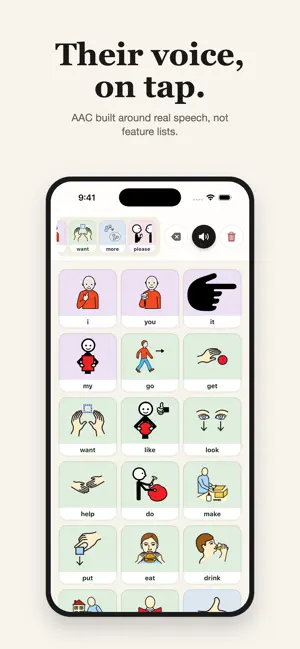 Talk Tiles AAC screenshot 1