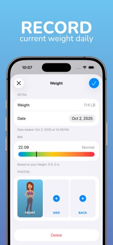 yourWeight: Weight Tracker screenshot