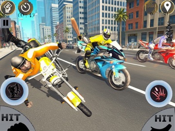 Highway Bike Attack Race Game iPad screenshot