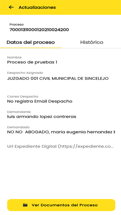 Asistente Legal Screenshot