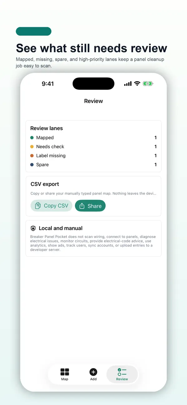 Screenshot #3 pour Breaker Panel Pocket
