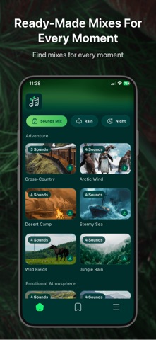 Sleep Sounds - White Noise Mix iPhone screenshot