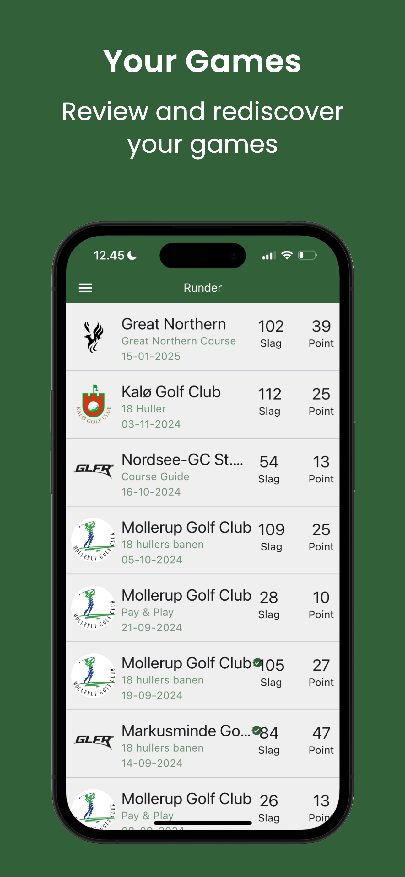 GLFR – Your Golf & Club App