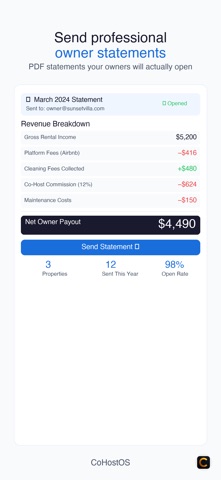 CoHostOS screenshot