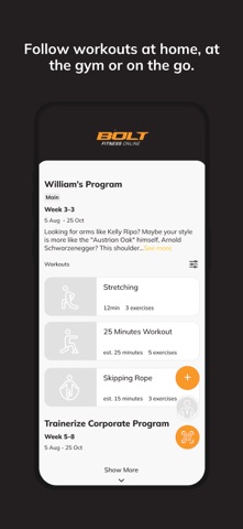 BOLT FIT ONLINE Screenshot 3 of 6