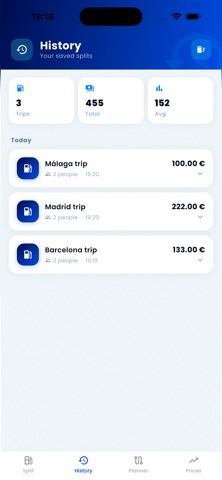 SplitGas: Fuel Cost Calculator iPhone screenshot