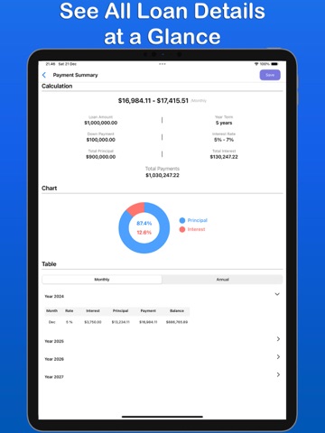 Loan Calculator - LoanPlan ipad screenshot 4