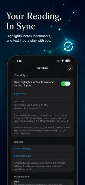 True Epub screenshot 1