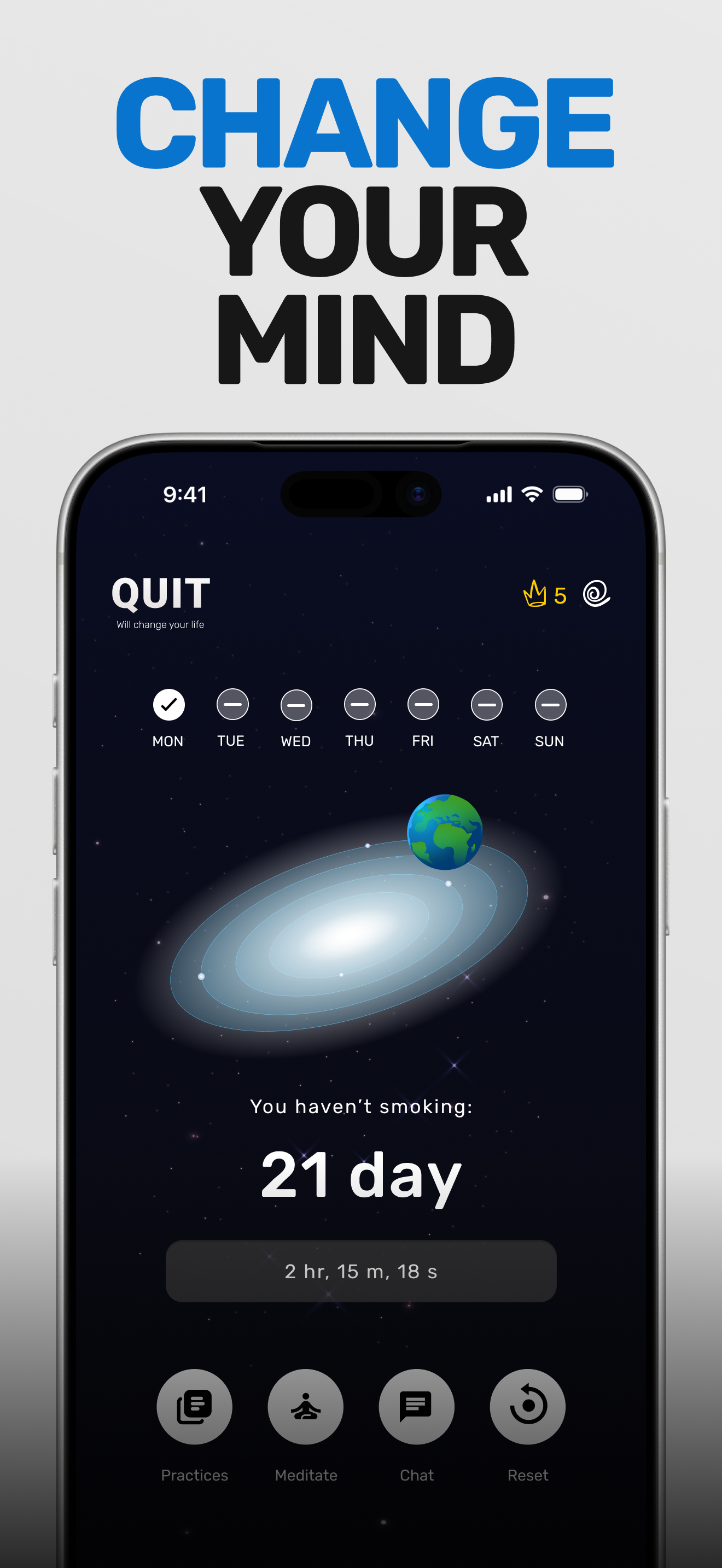 QUIT: Stop Smoke Tracker