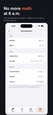 GLP-1 & Peptide Tracker Screenshot 5 of 7