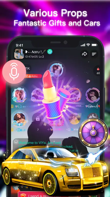 ViYa - Group Voice Chat Rooms screenshot 4 of 8