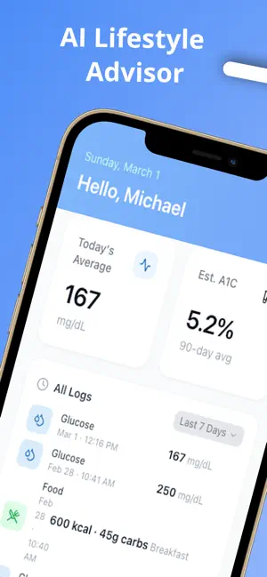 GlucoPilot - GlucoseTracker screenshot 1