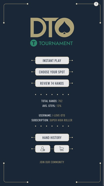 DTO MTT - GTO Poker Trainer screenshot-4