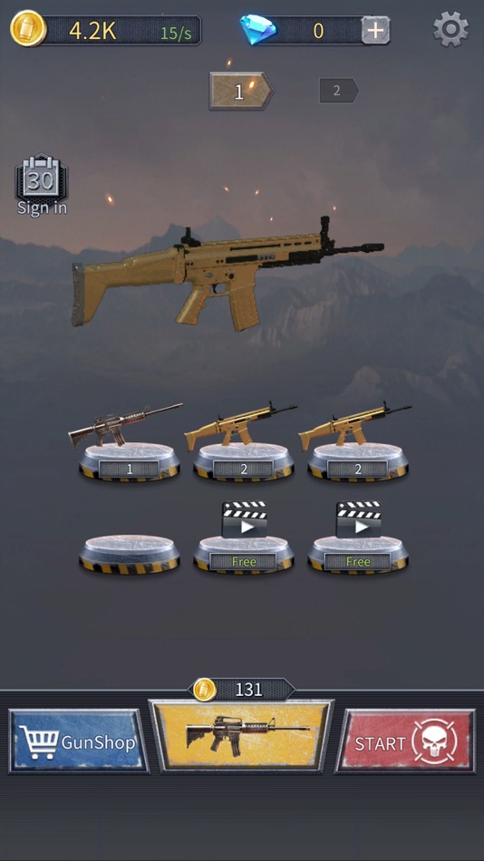 #1. Merge Idle Gun (iOS) 由: 裕广 江