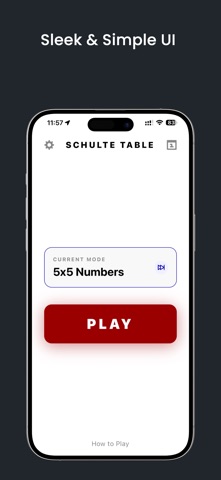 Schulte Table: Focus Trainer Screenshot 1 of 9
