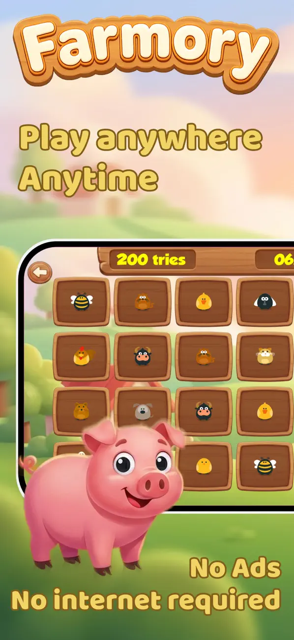 Screenshot #3 pour Farmory: Kids Card Match Game