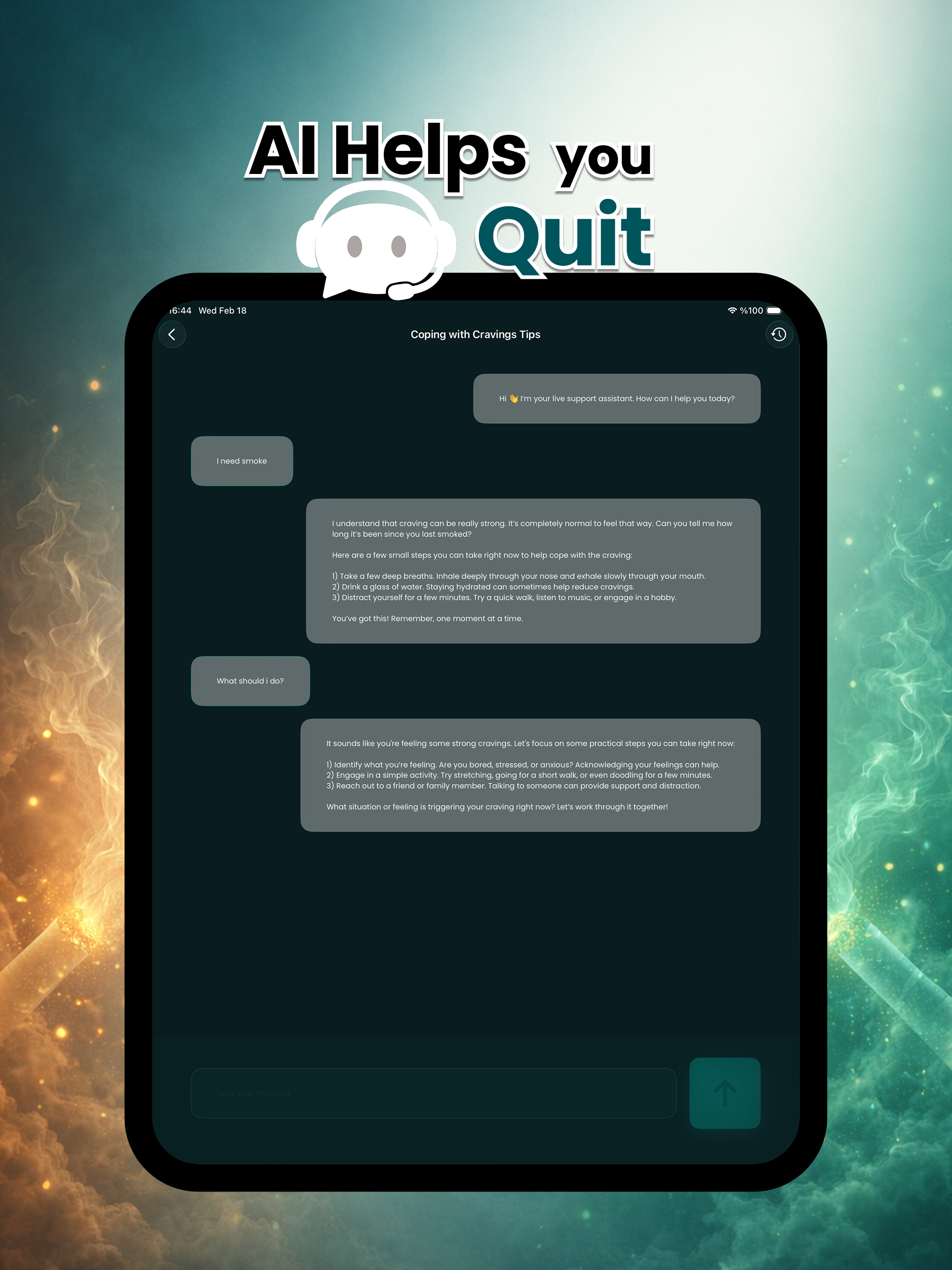 Quit Nic - Smoking Quitter AI screenshot 9