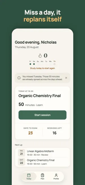 StudyAhead: Exam Study Planner screenshot 3