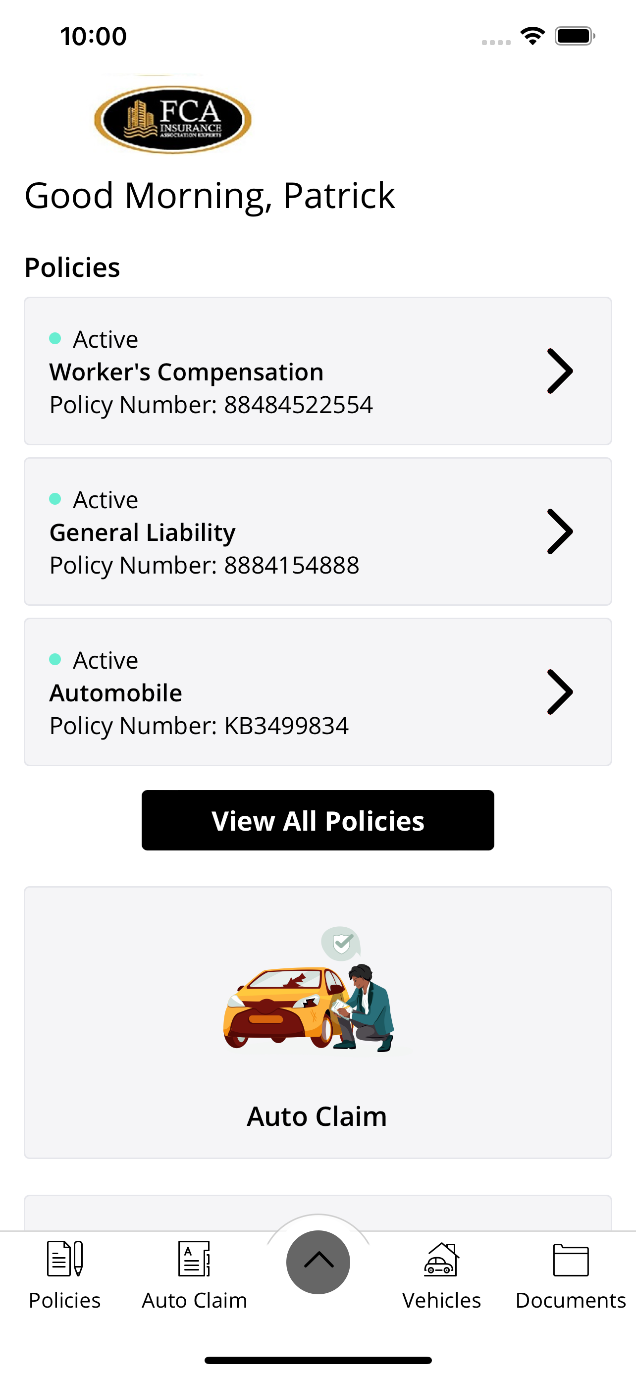 FCA Insurance Mobile screenshot 2