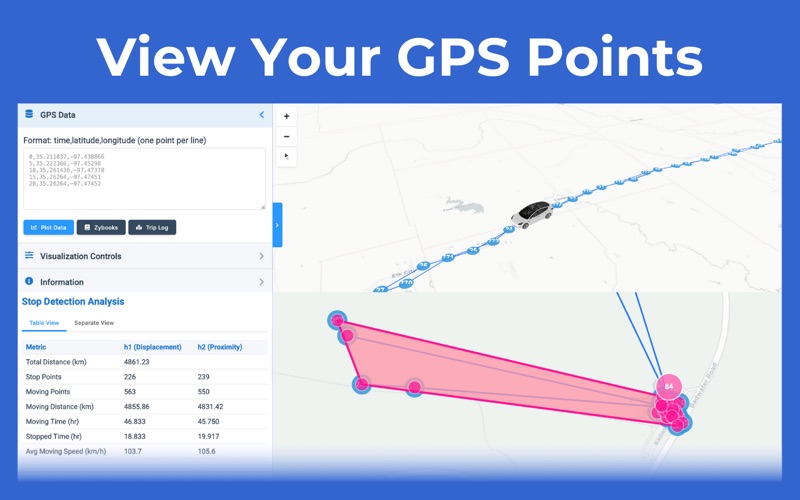 TripMap Viewer app screenshot