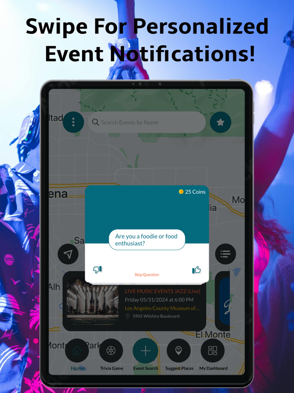 BUUZ - Ultimate Event Finder iPad screenshot 2 - Lifestyle app
