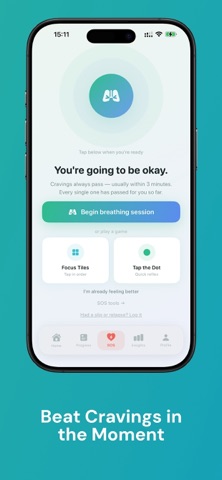 Smoke Free: Quit Smoking Now ! iPhone screenshot