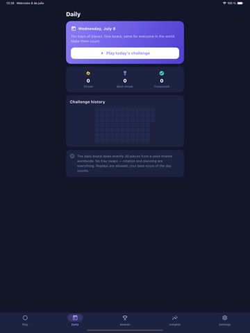 Hexbloom: Block Puzzle iPad screenshot