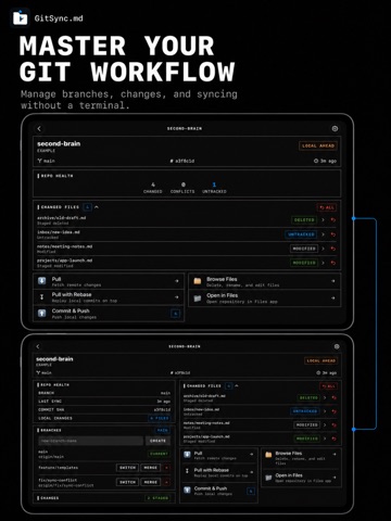 GitSync.md iPad screenshot