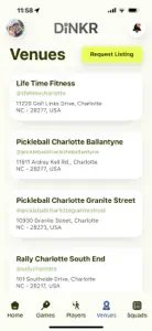 DINKR - a pickleball scheduler screenshot #4 for iPhone