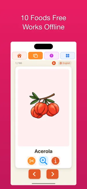100 Fruits - Fruits & Veggies screenshot 2