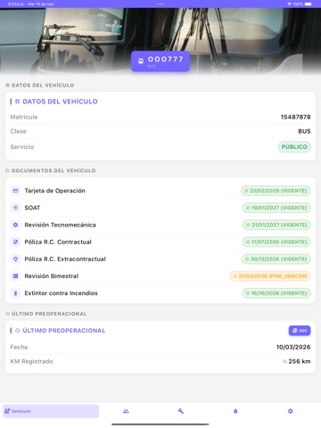 ControlCheck iPad screenshot