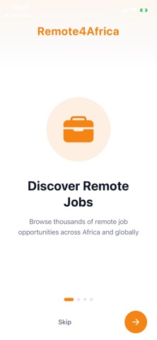 Remote4Africa – Remote Jobs iPhone screenshot