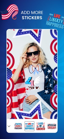 4th July USA Independence Day iPhone screenshot