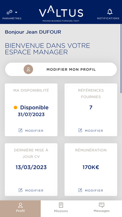 Valtus Espace Manager Screenshot