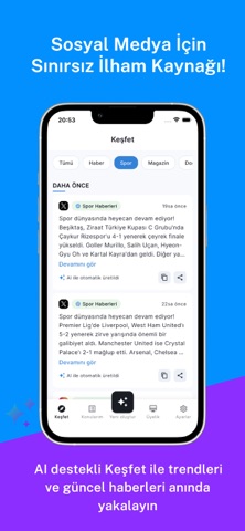 SocialContent: İçerik Üret screenshot