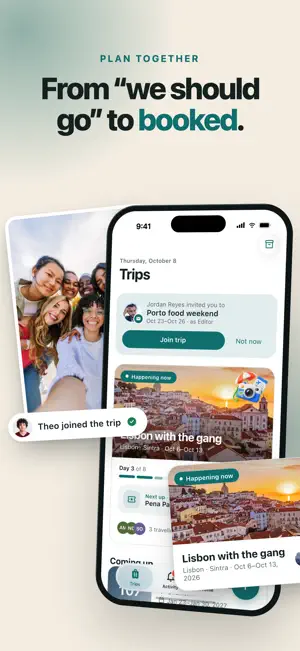 Joura: Group Trip Planner screenshot 1